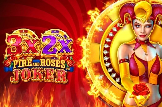 Cover des Slots 3x 2x Fire and Roses Joker