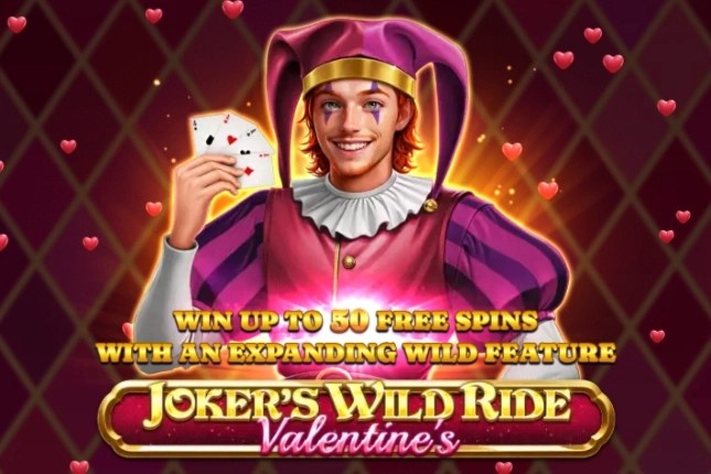 Cover des Slots Joker's Wild Ride Valentine's