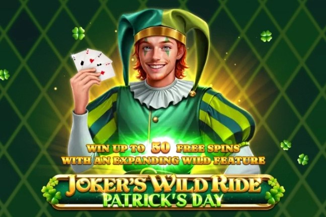 Cover des Slots Joker's Wild Ride Patrick's Day