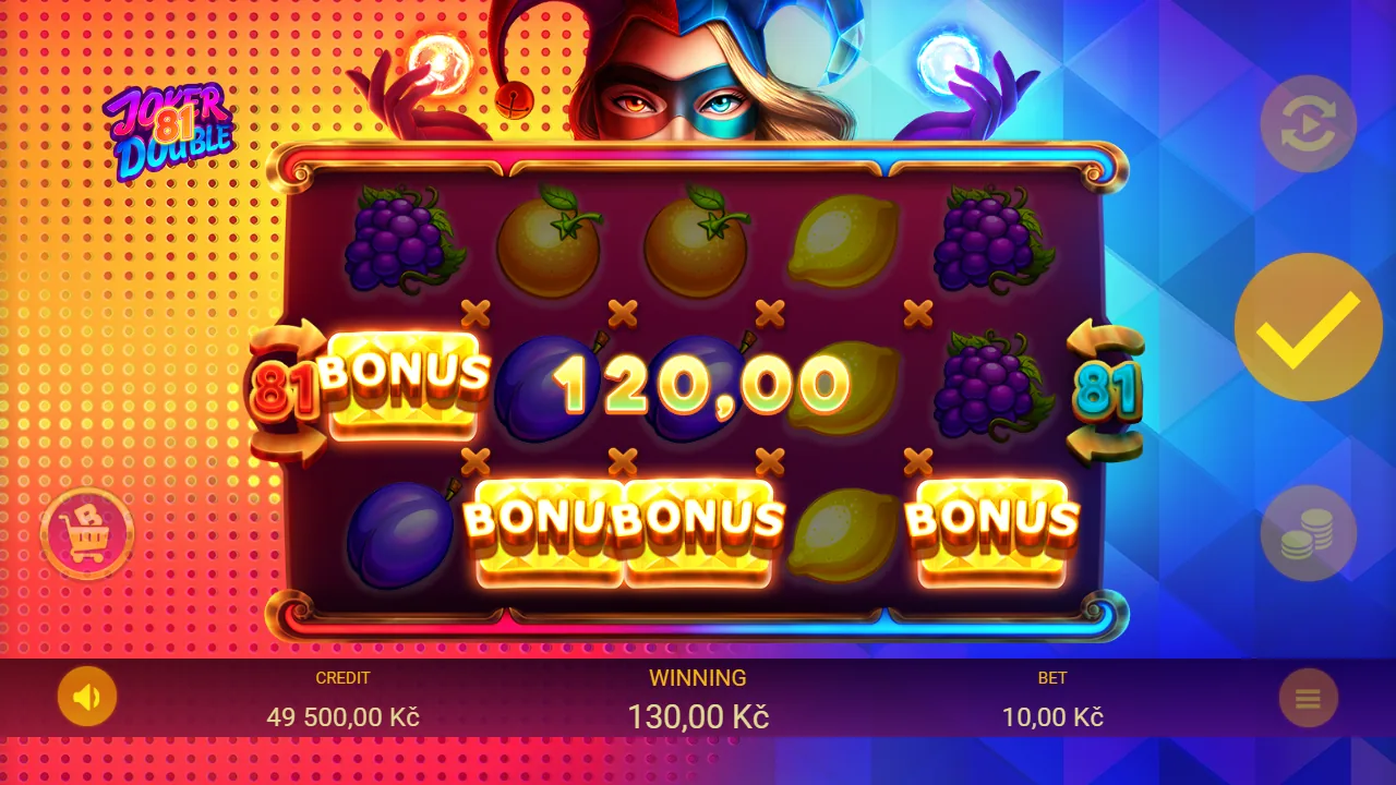 Joker Double 81 — Screenshot aus eigener Sitzung