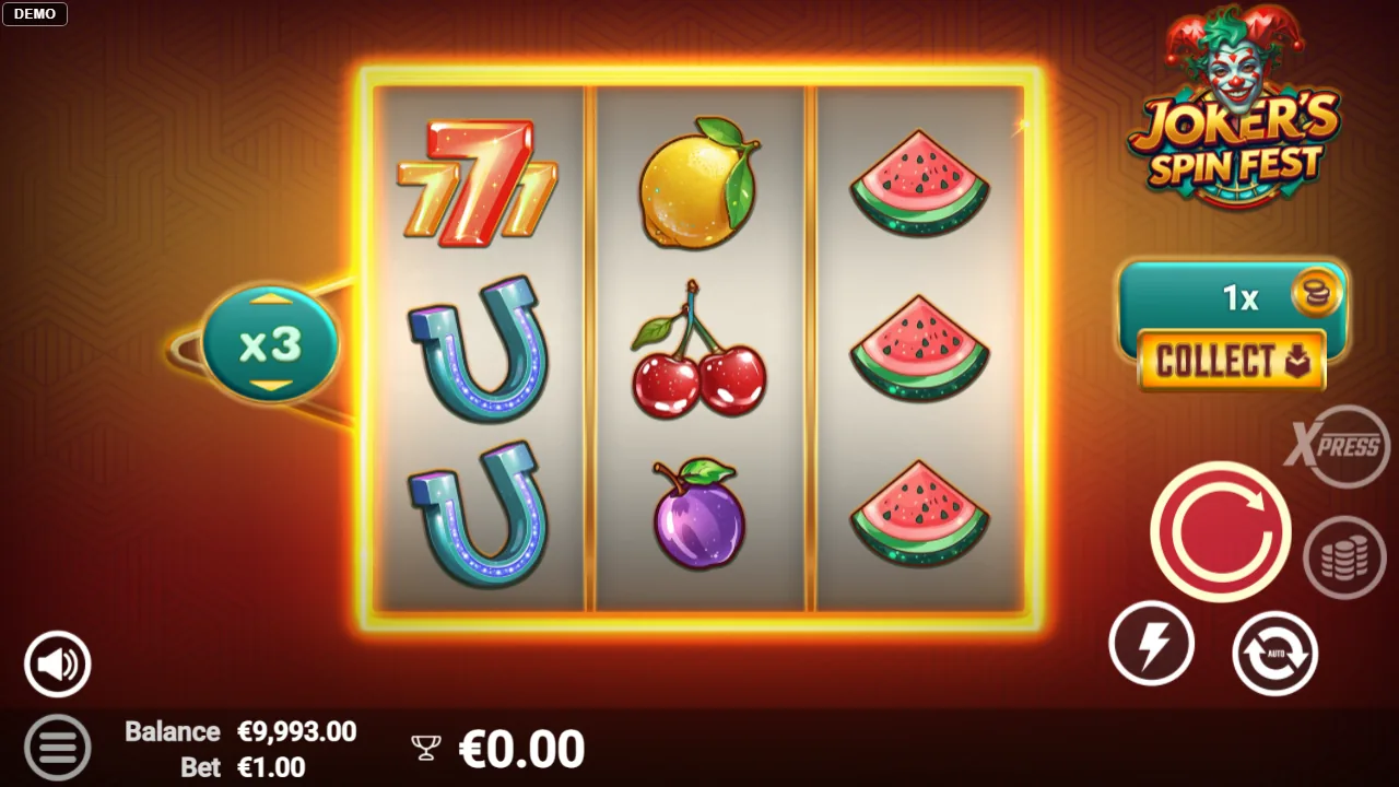 Joker’s Spin Fest — Screenshot aus eigener Sitzung