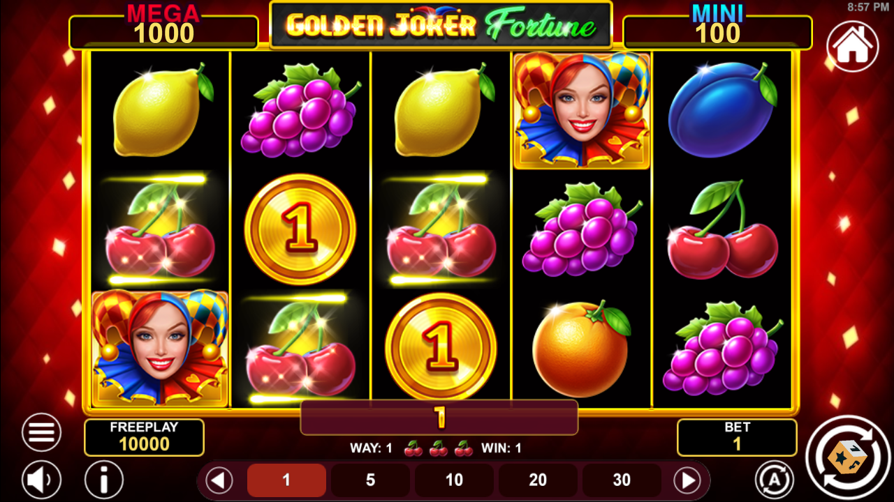 Golden Joker Fortune — Screenshot aus eigener Sitzung