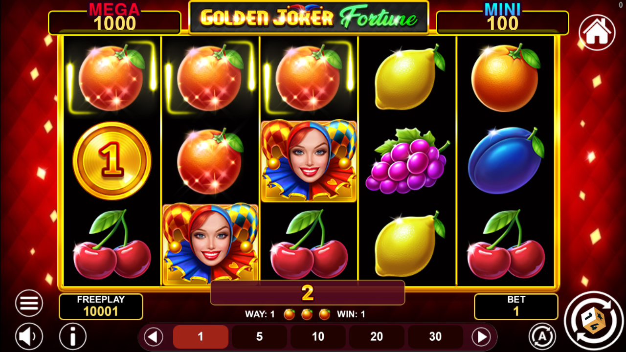 Golden Joker Fortune — Screenshot aus eigener Sitzung