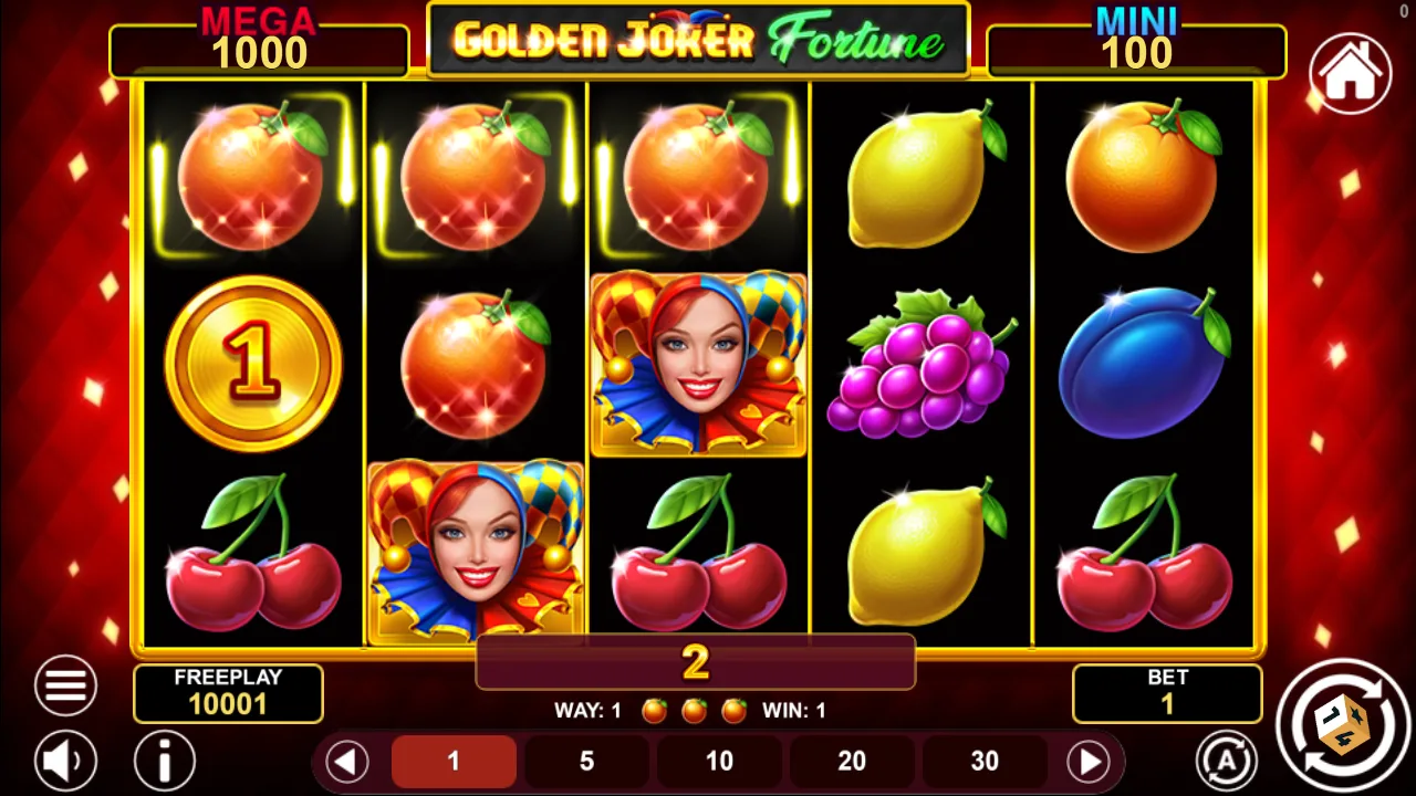 Golden Joker Fortune — Screenshot aus eigener Sitzung
