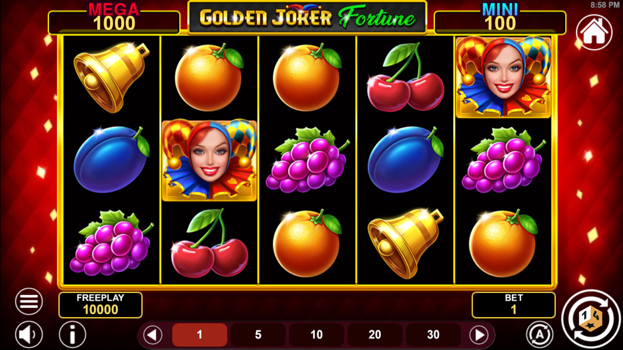 Golden Joker Fortune — Screenshot aus eigener Sitzung